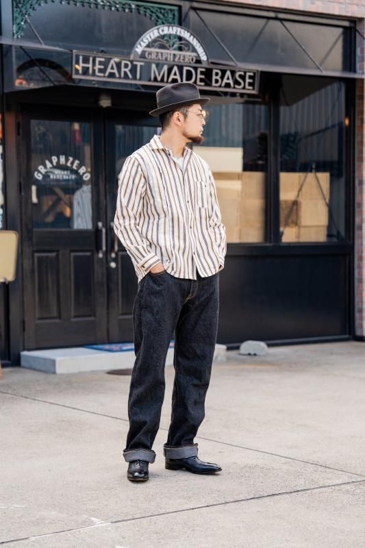 GZ-PLSHL-0609 graphzero プリーツL/Sシャツ YEL - 倉敷美観地区