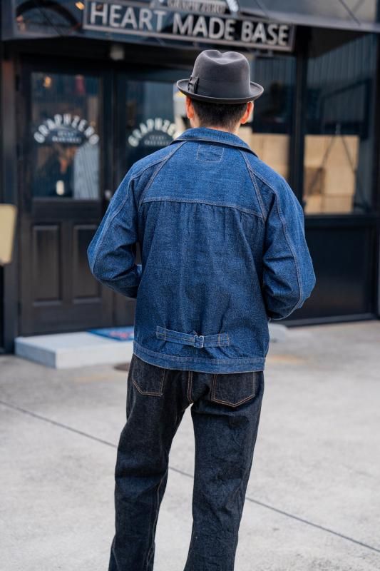 GZ-GJRG-0609 Jean Jacket -Raglan- エンボスデニムリーフ