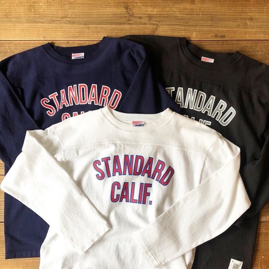 <img class='new_mark_img1' src='https://img.shop-pro.jp/img/new/icons24.gif' style='border:none;display:inline;margin:0px;padding:0px;width:auto;' />STANDARD CALIFORNIA SD Heavyweight Football Long Sleeve