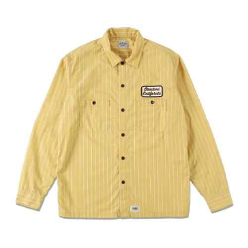 STANDARD CALIFORNIA SD T/C Stripe Work Shirt Long Sleeve