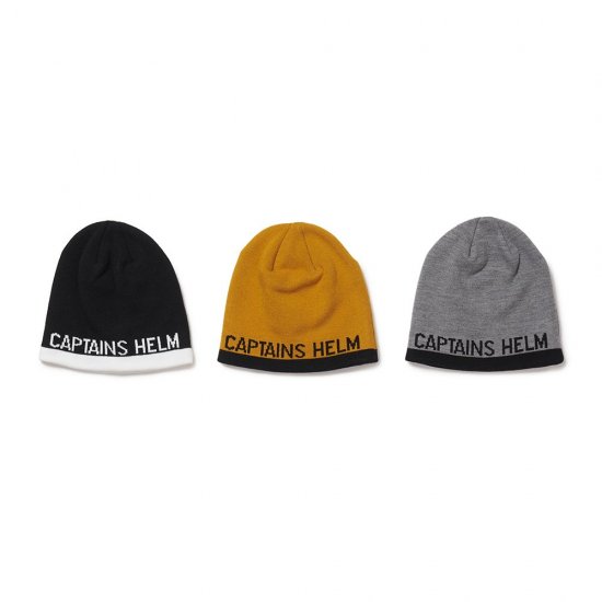 <img class='new_mark_img1' src='https://img.shop-pro.jp/img/new/icons12.gif' style='border:none;display:inline;margin:0px;padding:0px;width:auto;' />CAPTAINS HELM #TRADEMARK LOGO 2TONE BEANIE