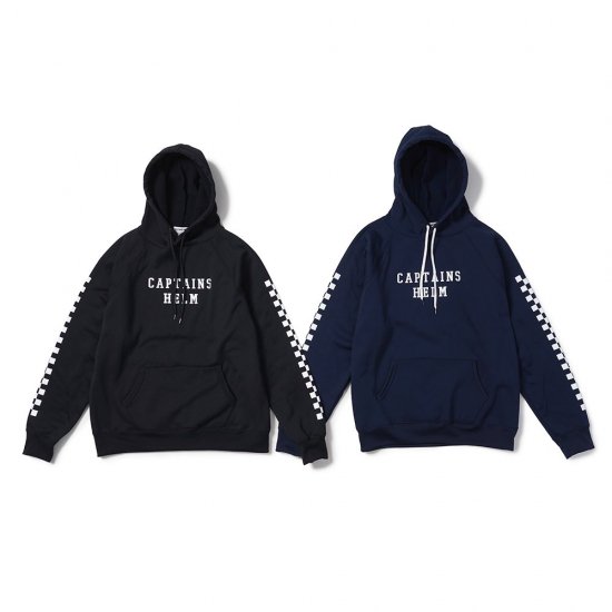 <img class='new_mark_img1' src='https://img.shop-pro.jp/img/new/icons50.gif' style='border:none;display:inline;margin:0px;padding:0px;width:auto;' />CAPTAINS HELM #CHECKER SLEEVE TEC HOODIE