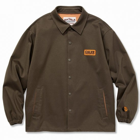 <img class='new_mark_img1' src='https://img.shop-pro.jp/img/new/icons50.gif' style='border:none;display:inline;margin:0px;padding:0px;width:auto;' />CALEE Cotton polyester high gauge bonding coach jacket