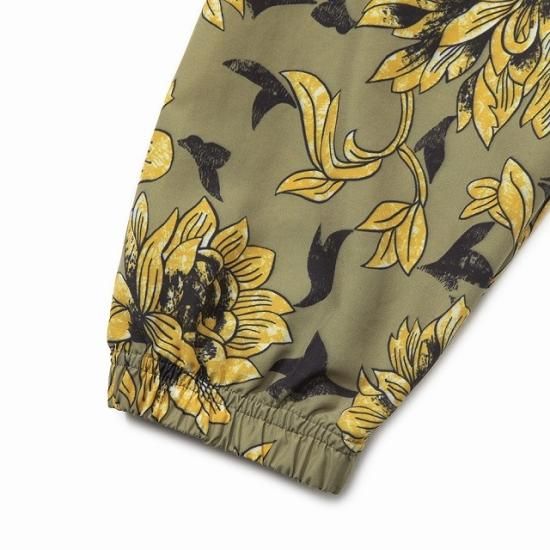 CALEE Allover flower pattern anorak parka - FLOATER