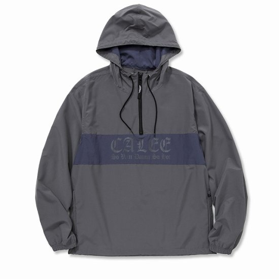<img class='new_mark_img1' src='https://img.shop-pro.jp/img/new/icons12.gif' style='border:none;display:inline;margin:0px;padding:0px;width:auto;' />CALEE Peach skin nylon calee logo anorak parka