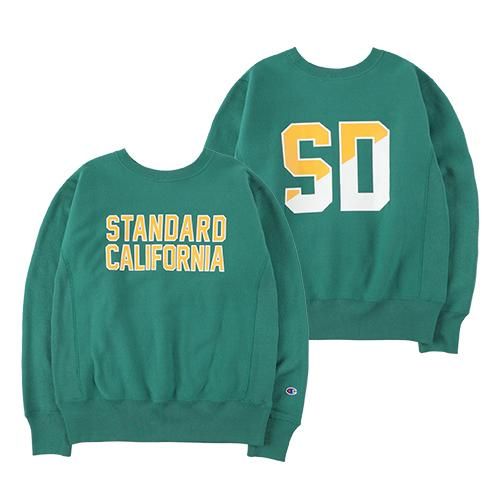 STANDARD CALIFORNIA Champion × SD Reverse Weave Crew Sweat - FLOATER