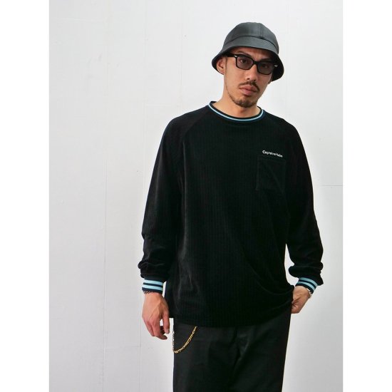 CAPTAINS HELM #LINE-RIB VELOUR LS T - FLOATER