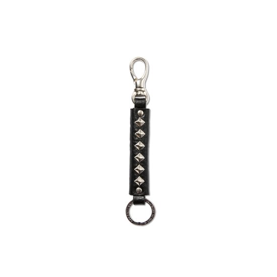 CALEE Studs leather key ring Type A - FLOATER