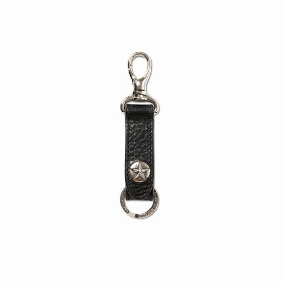 <img class='new_mark_img1' src='https://img.shop-pro.jp/img/new/icons12.gif' style='border:none;display:inline;margin:0px;padding:0px;width:auto;' />CALEE Silver star concho leather key ring