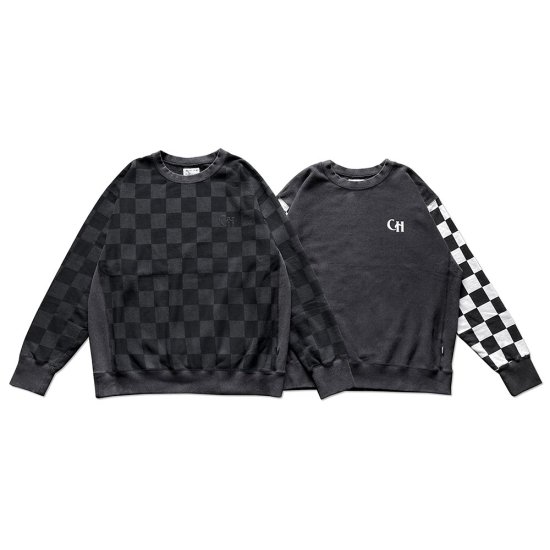 <img class='new_mark_img1' src='https://img.shop-pro.jp/img/new/icons12.gif' style='border:none;display:inline;margin:0px;padding:0px;width:auto;' />CAPTAINS HELM #CHECKER LOGO SWEAT