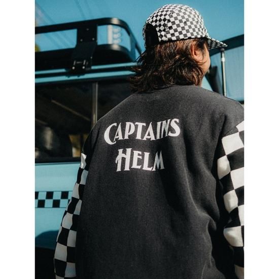 CAPTAINS HELM #CHECKER LOGO SWEAT - FLOATER