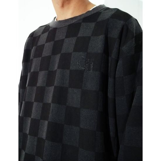 CAPTAINS HELM #CHECKER LOGO SWEAT - FLOATER