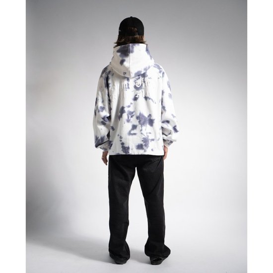 CAPTAINS HELM TIE DYE BIG HOODIE FLOATER