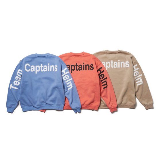<img class='new_mark_img1' src='https://img.shop-pro.jp/img/new/icons50.gif' style='border:none;display:inline;margin:0px;padding:0px;width:auto;' />CAPTAINS HELM #TEAM CH BIG SWEAT