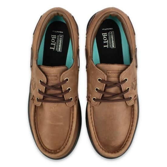 CONVERSE×BoTT 27cm ブラウン/#モカシン#デッキシューズ