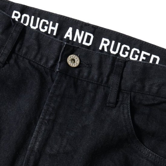 COTTON98%ROUGH AND RUGGED FOUL MARK BLACK