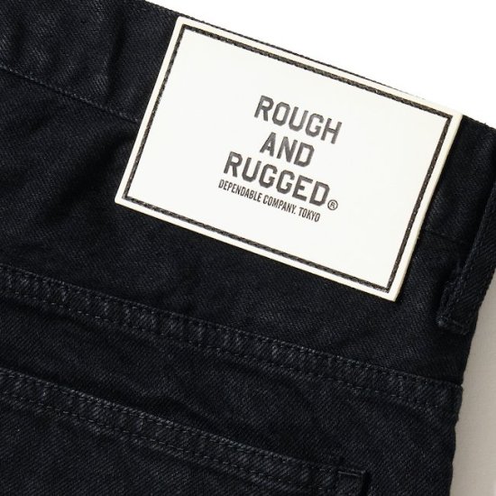 COTTON98%ROUGH AND RUGGED FOUL MARK BLACK
