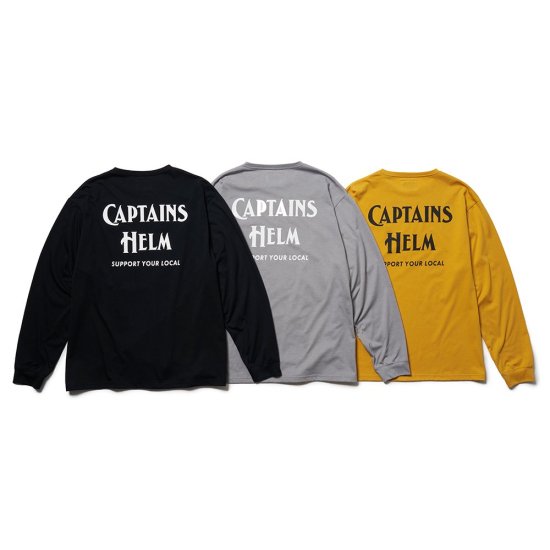 <img class='new_mark_img1' src='https://img.shop-pro.jp/img/new/icons50.gif' style='border:none;display:inline;margin:0px;padding:0px;width:auto;' />CAPTAINS HELM #37.5™ TECH CONFORMITY LOGO LS TEE