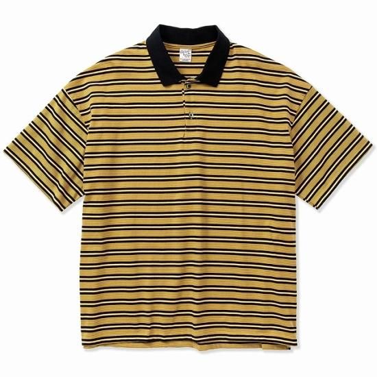 <img class='new_mark_img1' src='https://img.shop-pro.jp/img/new/icons12.gif' style='border:none;display:inline;margin:0px;padding:0px;width:auto;' />CALEE Drop shoulder narrow pitch border polo shirt