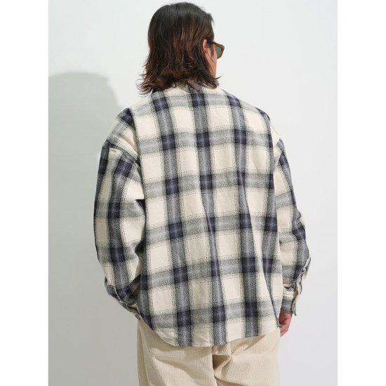 CAPTAINS HELM #CUT-OFF CHECK SHIRTS - FLOATER