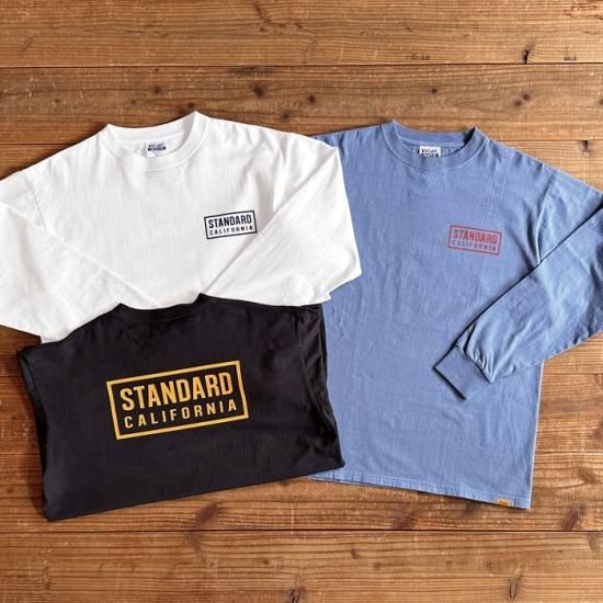 STANDARD CALIFORNIA SD Heavyweight Box Logo Long Sleeve T - FLOATER