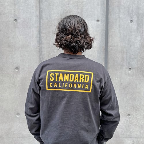 STANDARD CALIFORNIA SD Heavyweight Box Logo Long Sleeve T - FLOATER