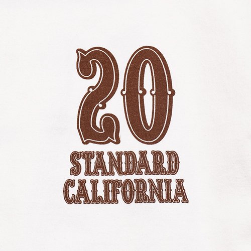 STANDARD CALIFORNIA SD 20th Anniversary Logo T - FLOATER