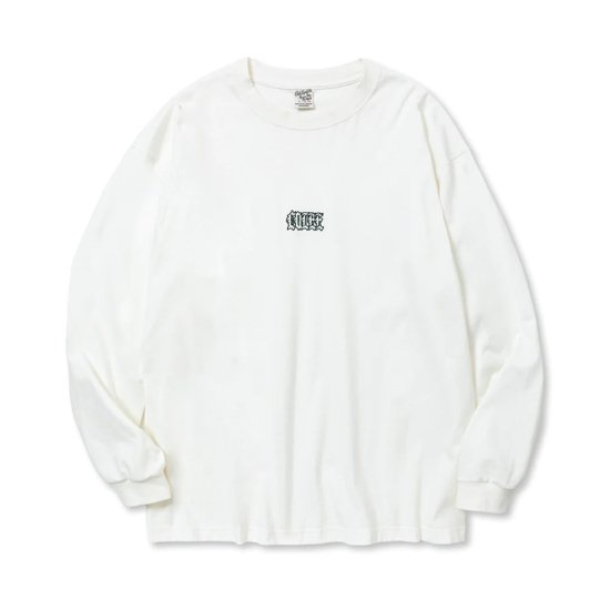 CALEE CAL EMBROIDERY DROP SHOULDER L/S TEE - FLOATER