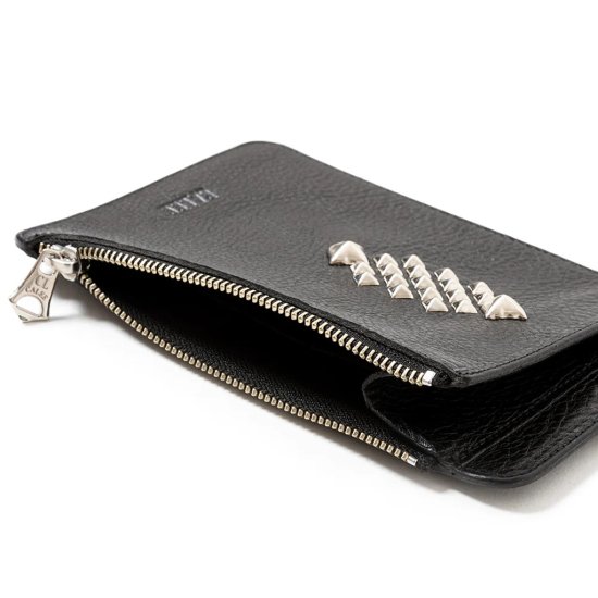 CALEE STUDS LEATHER MULTI POUCH LARGE - FLOATER