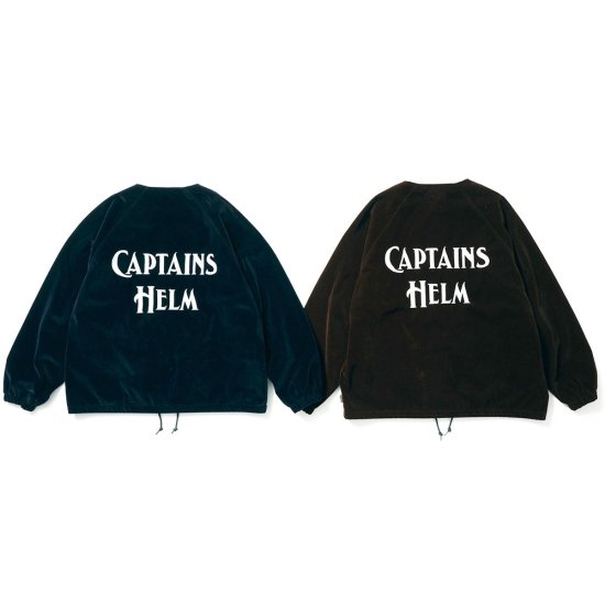 <img class='new_mark_img1' src='https://img.shop-pro.jp/img/new/icons50.gif' style='border:none;display:inline;margin:0px;padding:0px;width:auto;' />CAPTAINS HELM #LOGO VELOUR COACH JACKE