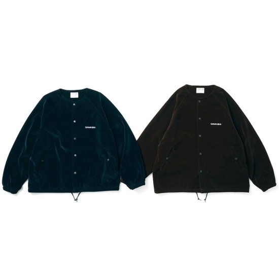 CAPTAINS HELM #LOGO VELOUR COACH JACKET - FLOATER