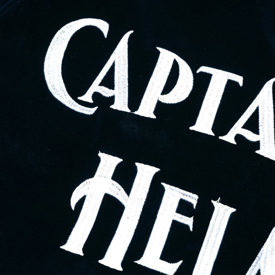 CAPTAINS HELM #LOGO VELOUR COACH JACKET - FLOATER