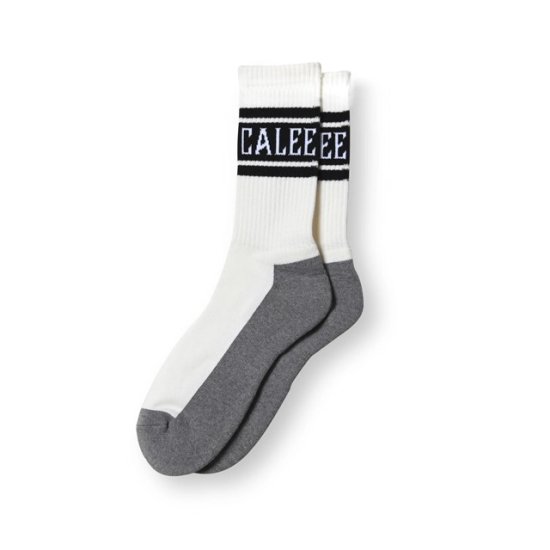 <img class='new_mark_img1' src='https://img.shop-pro.jp/img/new/icons12.gif' style='border:none;display:inline;margin:0px;padding:0px;width:auto;' />CALEE JACQUARD PILE LINE SOCKS
