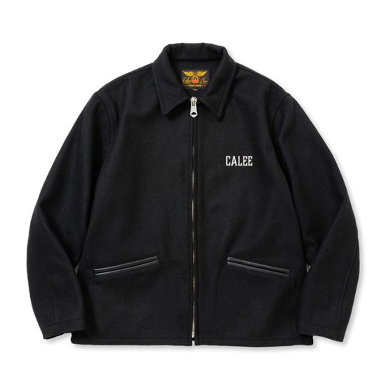 <img class='new_mark_img1' src='https://img.shop-pro.jp/img/new/icons12.gif' style='border:none;display:inline;margin:0px;padding:0px;width:auto;' />CALEE MELTON WOOL SPORTS TYPE JACKET REBELS RULE
