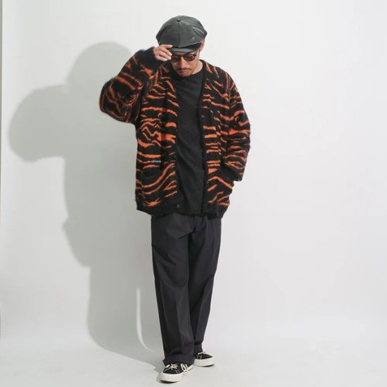 CAPTAINS HELM #MOHAIR TIGER CARDIGAN - FLOATER