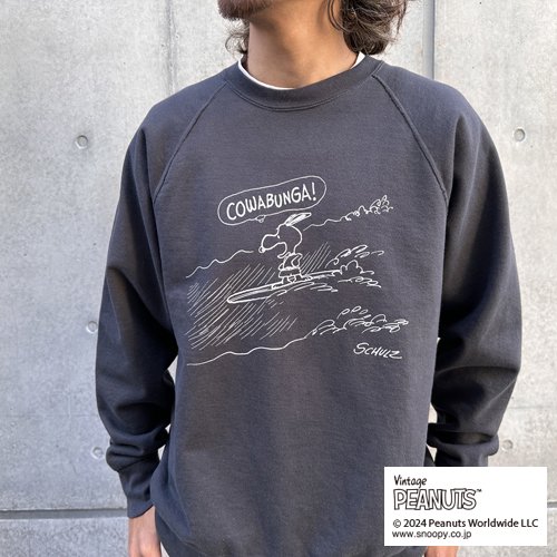 STANDARD CALIFORNIA SNOOPY × SD Cowabunga Crew Sweat - FLOATER