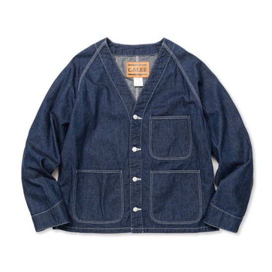 <img class='new_mark_img1' src='https://img.shop-pro.jp/img/new/icons12.gif' style='border:none;display:inline;margin:0px;padding:0px;width:auto;' />CALEE 9.5OZ DENIM ENGINEER JACKET