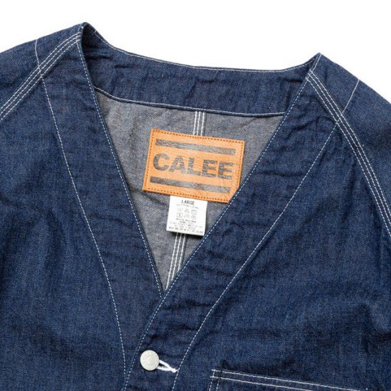 CALEE 9.5OZ DENIM ENGINEER JACKET - FLOATER