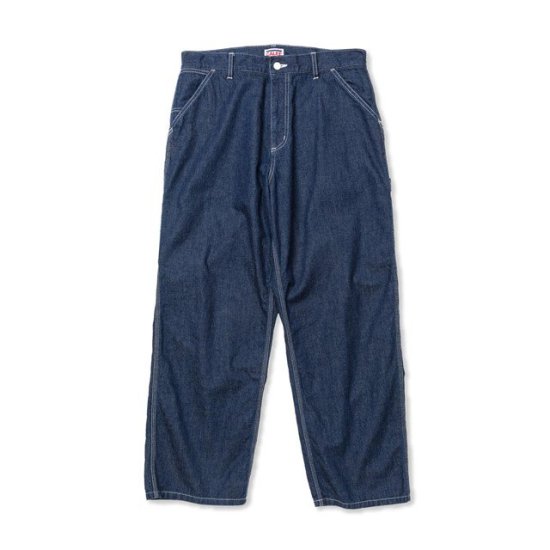 CALEE 9.5OZ DENIM PAINTER PANTS - FLOATER