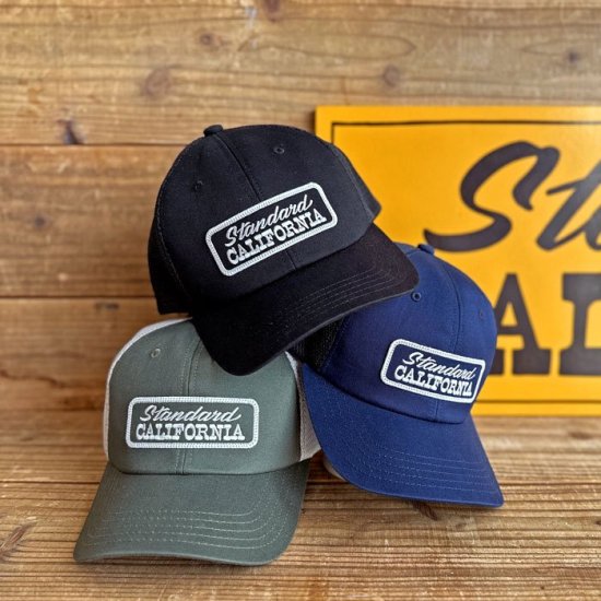 <img class='new_mark_img1' src='https://img.shop-pro.jp/img/new/icons12.gif' style='border:none;display:inline;margin:0px;padding:0px;width:auto;' />STANDARD CALIFORNIA SD Logo Patch Mesh Cap