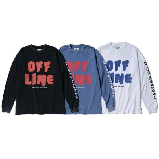 CAPTAINS HELM #OFF LINE L/S TEE - FLOATER