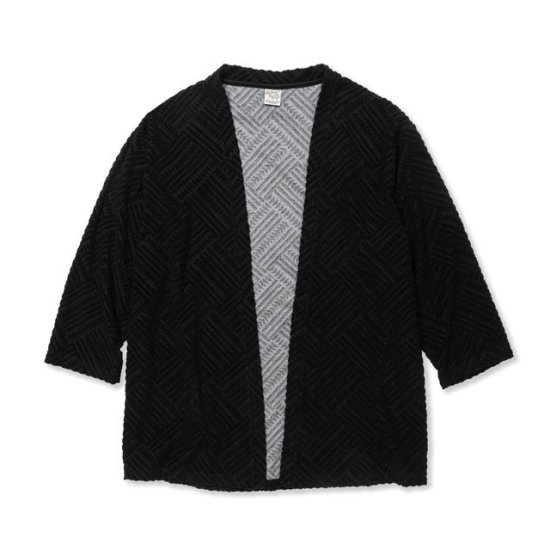 <img class='new_mark_img1' src='https://img.shop-pro.jp/img/new/icons50.gif' style='border:none;display:inline;margin:0px;padding:0px;width:auto;' />CALEE PILE JACQUARD 9 LENGTH CARDIGAN