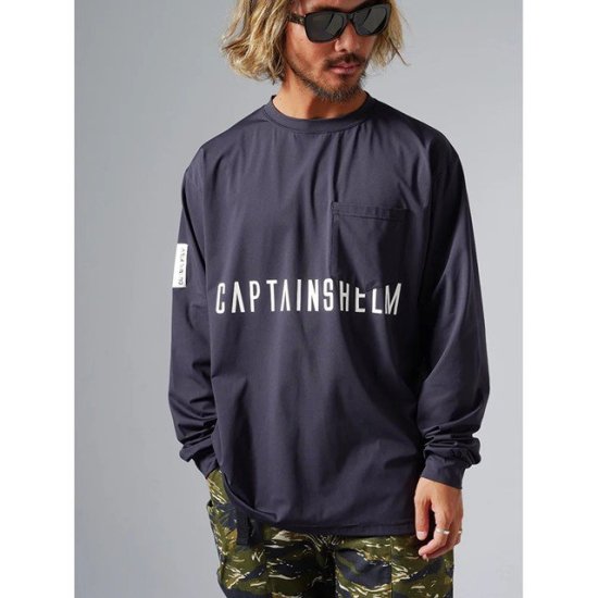 CAPTAINS HELM #COOL-TOUCH DRY TECH RASH GUARD - FLOATER