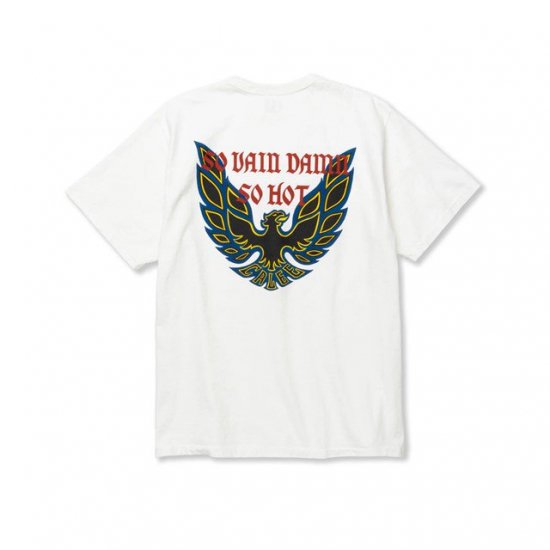 <img class='new_mark_img1' src='https://img.shop-pro.jp/img/new/icons12.gif' style='border:none;display:inline;margin:0px;padding:0px;width:auto;' />CALEE BINDER NECK WING LOGO VINTAGE TEE NATURALLY PAINT DESIGN