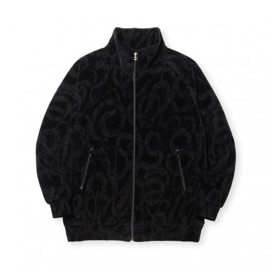 <img class='new_mark_img1' src='https://img.shop-pro.jp/img/new/icons50.gif' style='border:none;display:inline;margin:0px;padding:0px;width:auto;' />CALEE JQ VELOUR TRACK TYPE JACKET SNAKE PATTERN