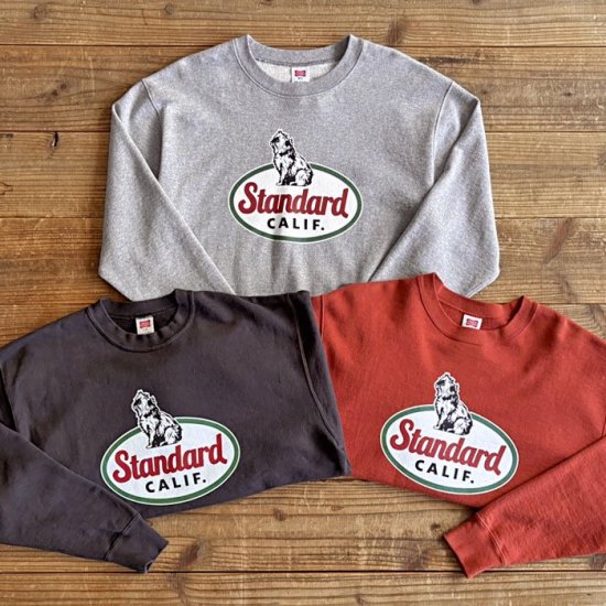 STANDARD CALIFORNIA SD US Cotton Trucker Logo Sweat - FLOATER