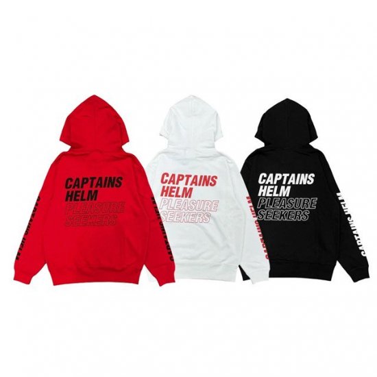 <img class='new_mark_img1' src='https://img.shop-pro.jp/img/new/icons12.gif' style='border:none;display:inline;margin:0px;padding:0px;width:auto;' />CAPTAINS HELM #PLEASURE SEEKERS HOODIE