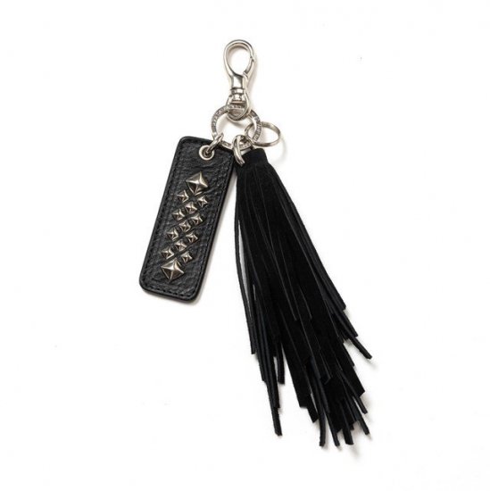 <img class='new_mark_img1' src='https://img.shop-pro.jp/img/new/icons12.gif' style='border:none;display:inline;margin:0px;padding:0px;width:auto;' />CALEE LEATHER TASSEL KEY RING