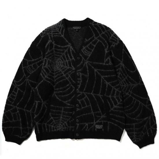 EVILACT スパイダー　カーディガン EVILACT SPIDER KNIT CARDIGAN - FLOATER