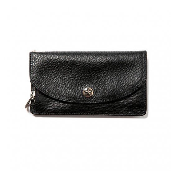 <img class='new_mark_img1' src='https://img.shop-pro.jp/img/new/icons12.gif' style='border:none;display:inline;margin:0px;padding:0px;width:auto;' />CALEE SILVER STAR CONCHO LEATHER LONG WALLET